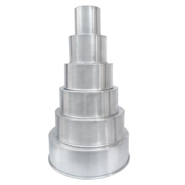 Imagem de Conjunto de Formas Alumínio 6 Peças Assados/Sobremesas