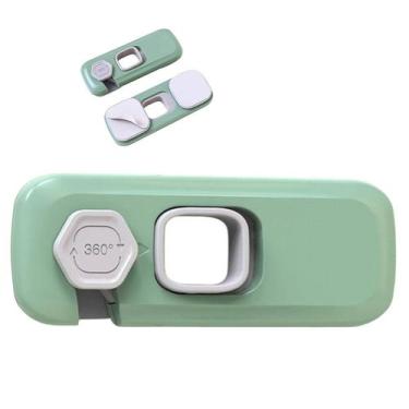 Imagem de Trava de Segurança Armario Gaveta Geladeira Protege Bebe Criança Fecha