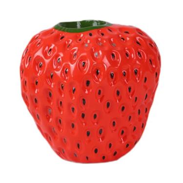 Imagem de Generic Organizador de vaso de flores Presente Bouquet Plant Pote Desk Planter Arranjo floral para entrada de cozinha inaugurada do quarto Entrada de, Vermelho