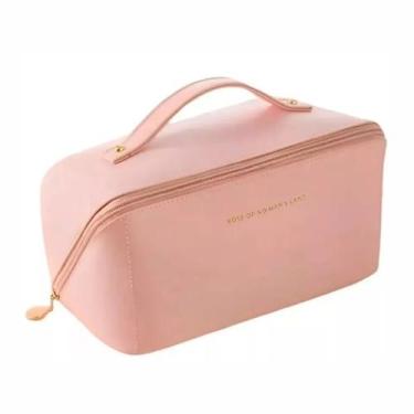 Imagem de Necessaire Cosméticos Grande Maquiagem Feminina Espaçosa - Meiling, Ro