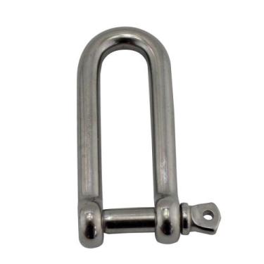 Imagem de Tornel Manilha Longa Reta Em Aço Inox 5 X 40 Mm Carga 232Kg - Abrolhos