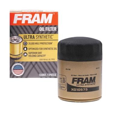 Imagem de FRAM Filtro de óleo ultra sintético com proteção de 20.000 milhas, XG10575 com SureGrip (pacote com 1)