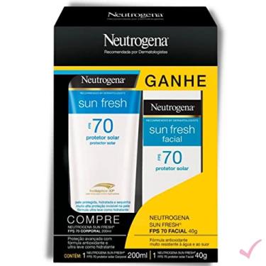 Imagem de Neutrogena Promopack Corporal Fps70 200ml E Neutrogena Sun Fresh Facial Fps70 40g