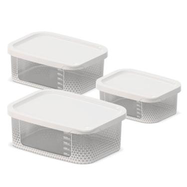 Imagem de CONJUNTO 3 RETANGULARES - PRISMA BRANCO