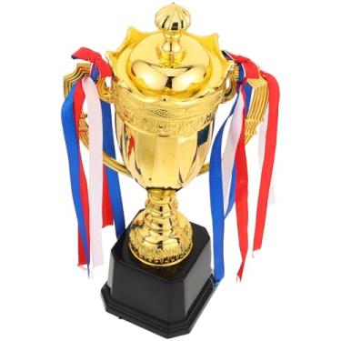 Imagem de Toyvian Troféu Esportivo De 32 Cm Recompensas: Vencedores De Competições De Basquete Futebol E Futebol Cerimônias E Comemorações De Equipe