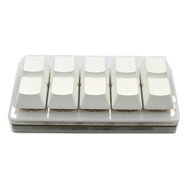 Imagem de 1 teclado programável de 10 teclas com cabo macro para laptop