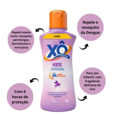 Imagem de Xo inseto kids locao 100ml cimed