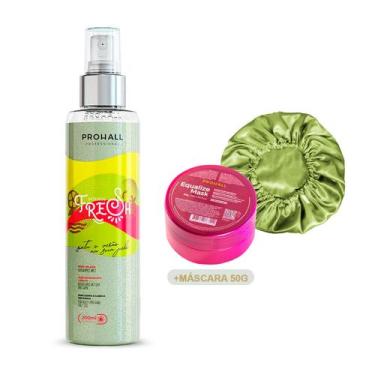 Imagem de Perfume para Cabelo e Corpo Prohall +Touca +Mini Equalize50g