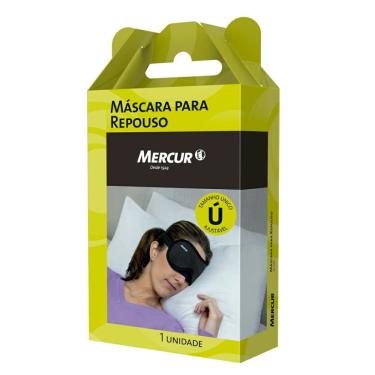 Imagem de Máscara para Repouso Mercur Ajustavel Preta 1 Unidade