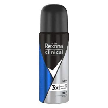 Imagem de Desodorante Rexona Men Clinical Clean Aerosol Antitranspirante 96h 55m