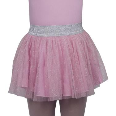 Imagem de Saia Ballet Vya Fit Gode Com Brilho Infantil