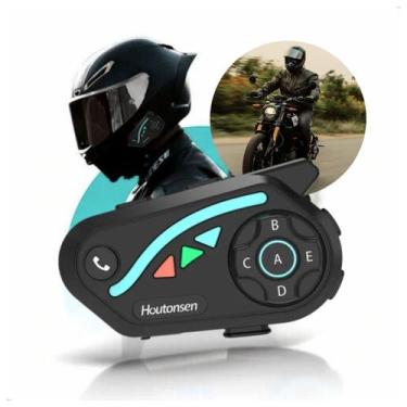 Imagem de Intercomunicadores Para Capacete Fones de Ouvido À Prova D'água Blueto