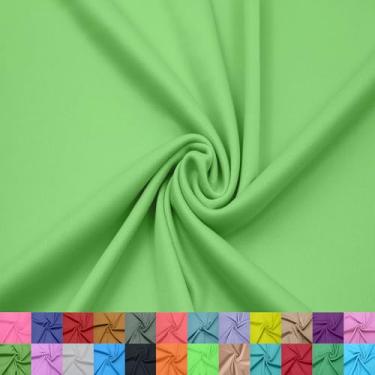 Imagem de Texco Inc Forro interloque 100% poliéster de 152 cm de largura – Tecido de malha leve da The Yard para vestuário, roupas, projetos escolares, decorações de festa, cortinas, artesanato e faça você