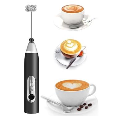 Imagem de Mini Mixer Espumador Elétrico Portátil 3 Velocidades – Recarregável USB, Ideal para Leite, Café, Ovos, Whey e Outras Bebidas Rápidas