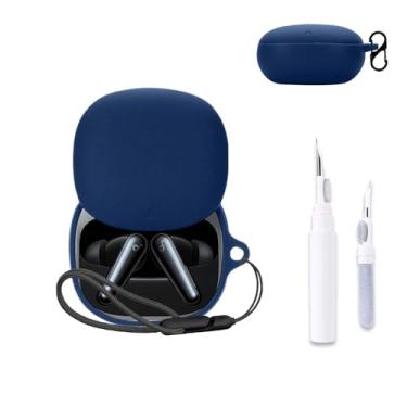 Imagem de Capa para Anker Soundcore Liberty 5, capa protetora para fone de ouvido NOUKAJU (com mosquetão + cordão + caneta de limpeza) à prova de quedas, à prova de choque, à prova de poeira, capa para