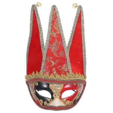 Imagem de PRETYZOOM Half Face Men Masquerade Masks Jester Masks Venetian Masks Mardi Gras Party Masks Halloween Masks for Adult