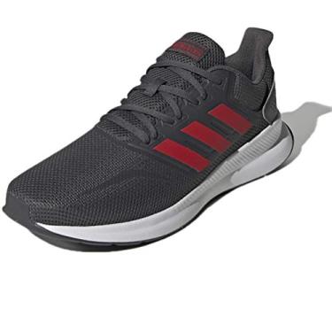 Imagem de Adidas Tênis de corrida masculino Training 39s, Cinza, cinza, seis escarlate Ftwr branco, 8, Runfalcon