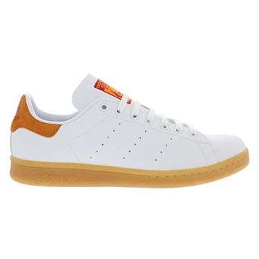 Imagem de adidas Tênis de treinamento masculino, tamanho 37, Branco/Laranja, 46