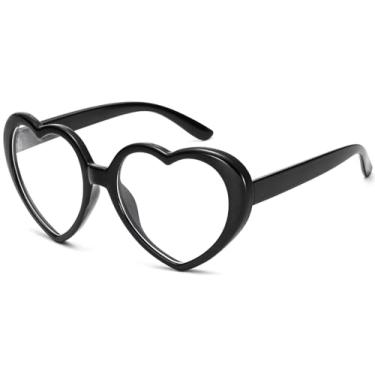 Imagem de IOHLNG Óculos De Bloqueio Luz Azul, Grau Falsos Sem Receita, Fantasia Computador, Lentes Transparentes, Reduz A Fadiga Ocular, Armação Preta