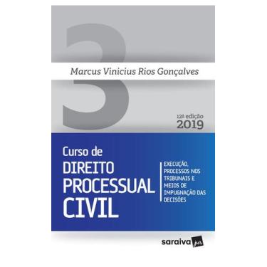 Imagem de Livro - Novo curso de Direito Processual Civil - 12ª edição de 2019