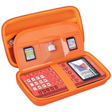 Imagem de Estojo rígido BOVKE para Texas Instruments TI-84 Plus CE Orange