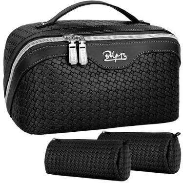 Imagem de Bolsa de maquiagem BOYATU Travel Cosmetic Organizer, conjunto de 3 pre