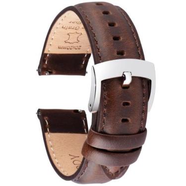 Imagem de Pulseiras de relógio OTTOODY Leather Quick Release Top Grain 18-22 mm