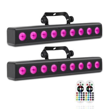 Imagem de Barra de luz de palco LED ENDYSHOW 50W RGBW DJ Lights, pacote com 2