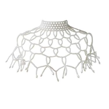 Imagem de YWCUTE Sutiã De Pérola Sexy Feminino Com Corrente Ombro, Biquíni Praia Para Dança, Moda Halloween, Corporal (W-1228) (W-0666)