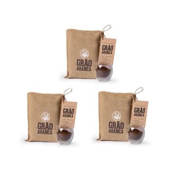 Imagem de Kit 3 un Café Especial Grão Arábica - 250g Moído - Torra Média - Café 