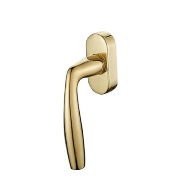 Imagem de 1 peça maçaneta de porta de latão dourado/prateado, puxador de janela, tela, maçanetas de janela, ferragens simples e mo