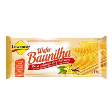 Imagem de Wafer Sabor Baunilha Sem Açúcar Lowçucar 115g