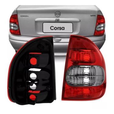 Imagem de Lanterna Traseira Corsa Sedan Classic 2000 até 2009  Lado Direito Pass