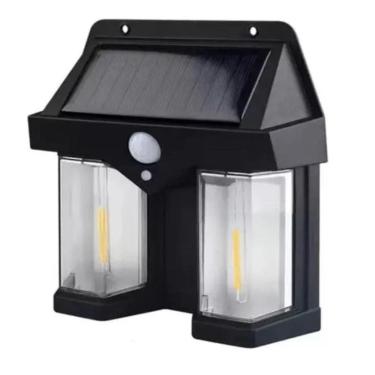 Imagem de Luz De Led Arandela Solar Parede Rústica Sensor De Presença BM-8529