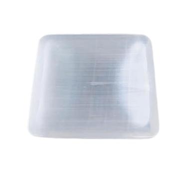 Imagem de harayaa Prato de carregamento de selenita, tigela de limpeza de cristal para limpeza e recarga, presente, decoração de estátua de estação de carregamento de, 10 Cm X 10 Cm