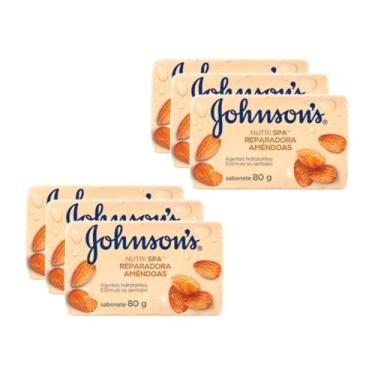 Imagem de Kit Sabonete Johnson's Amêndoas 80g c/6un - Johnson & Johnson
