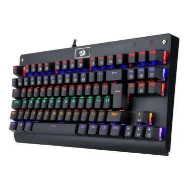 Imagem de Teclado Gamer Redragon Dark Avenger Rainbow Switch Marrom