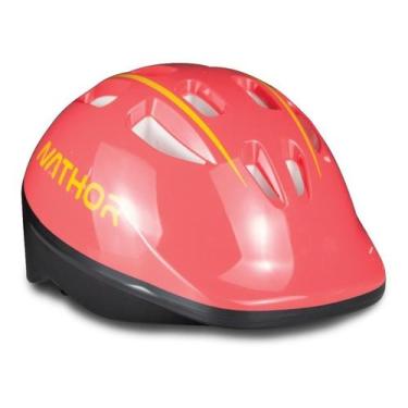 Imagem de Capacete Proteção Infantil Bicicleta Balance Bike - Nathor, Laranja