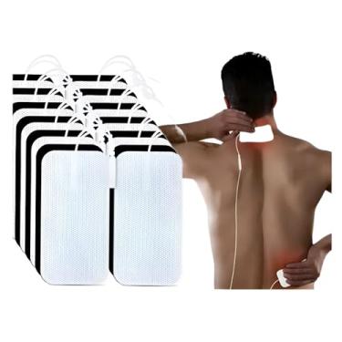Imagem de 4 Eletrodos para Fisioterapia TENS 2mm tamanho 5x10cm