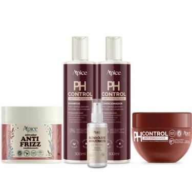 Imagem de Kit Apice PH Control Shampoo 300ml Condicionador 300ml Máscara 280g At