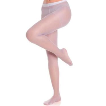 Imagem de Meia Calça Loba Lupo Fina 5760-001 Microfibra Fio 15, Branco, P