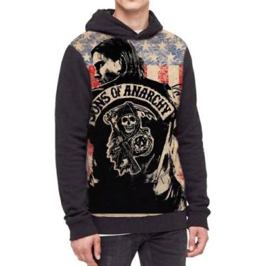 Imagem de Moletom Com Capuz Sons Of Anarchy Filhos Da Anarquia Ref:189 - smoke, 