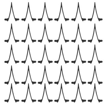 Imagem de Pacote com 30 clipes em V de piscina – Clipes de borboleta para mastros de piscina, redes de escumadeira, escovas, cabeças de vácuo – Clipes de fixação de substituição de plástico durável para