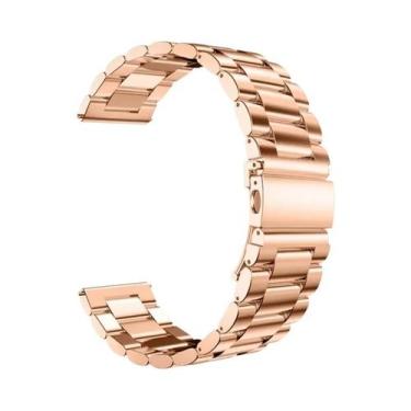 Imagem de Pulseira de Metal 20mm para Samsung Galaxy Watch 6/5/4 - Aço Inoxidáve