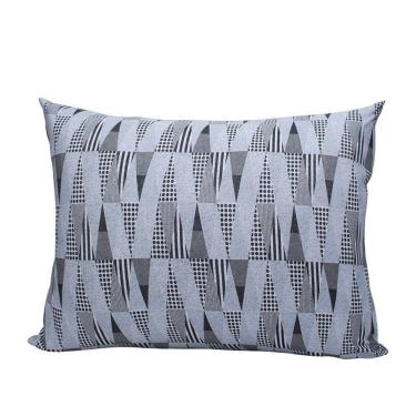 Imagem de Fronha Doce Vida Malha Mista Rio De Janeiro 48cm68cm Cinza