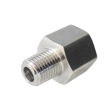 Imagem de Goldpea Aço inoxidável 304 1/5.1 cm NPT fêmea x M25*1,5 adaptador de rosca macho conversor métrico NPT tubo fiiting 1 peça
