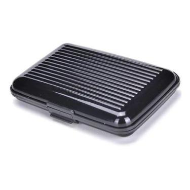 Imagem de Carteira Porta Cartão Visita Crédito Alumínio Prova Dágua - Good Felps