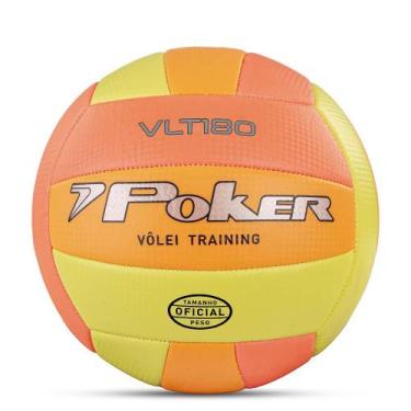 Imagem de Bola de Vôlei Poker Training 05843 - Amarelo/Laranja, Amarelo