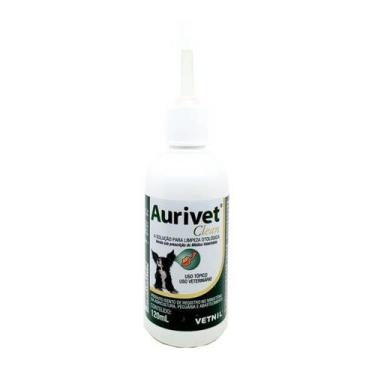 Imagem de Aurivet Clean Solução para Limpeza de Ouvido Cães e Gatos Vetnil 120ml