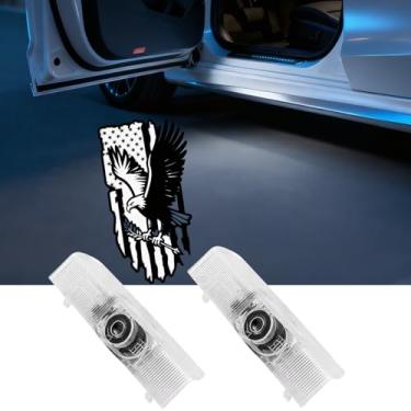 Imagem de Giodiya Luz de projetor com logotipo LED para porta de carro, luzes de boas-vindas de cortesia LED HD - Projetor de luzes de porta de carro, compatível com Nissan Altima 2013-2024/Maxima 2004-2022